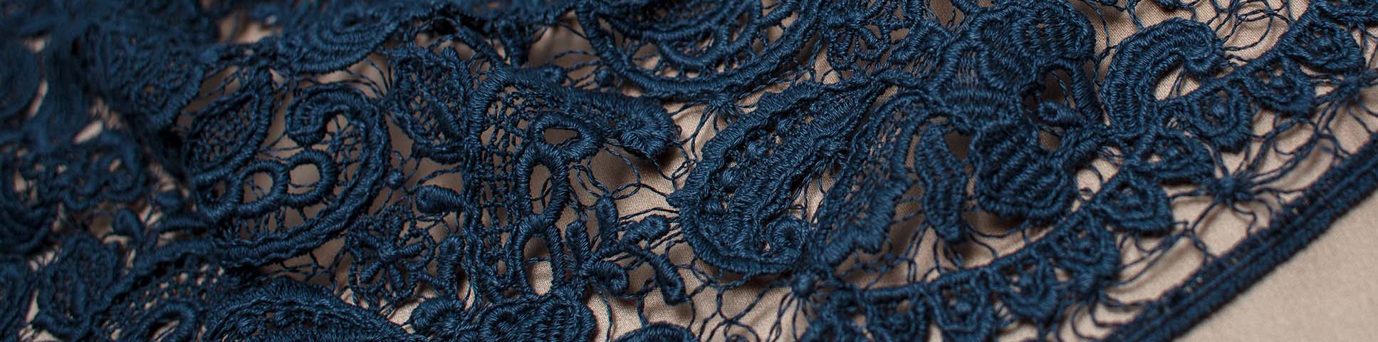 navy blue lace
